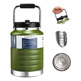 Termo De Gran Capacidad, Acero Inoxidable 304, 2 Litros