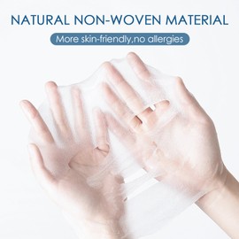 Adorila 100 Pack Compressed Facial Mask Sheet, Beauty DIY Disposable Facial Mask Paper, Cotton Skin Care Masque Mask for Home Travel