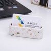 BAOHD Concrete Business Card Holder for Desk, Modern Terrazzo Business