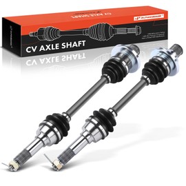 A-Premium Pair (2) Rear CV Axle Shaft Assembly Compatible with Yamaha Grizzly 660 YFM660F 4x4 2002, YFM660FH 4x4 Hunter Edition 2002, Driver and Passenger Side, Replace# 5KM-2530V-00-00