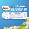 Dole Fruit Bowls Diced Pears in 100% Juice Snacks, 4oz