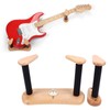 Wood Electric Guitar Wall Mount Horizontal Universal Space Saving Split
