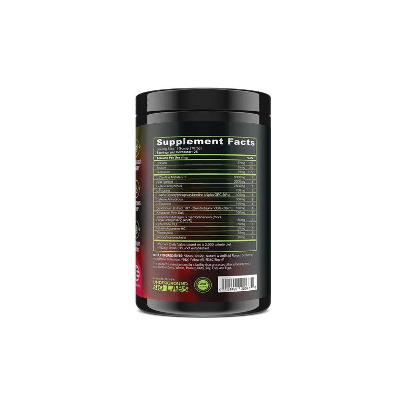Pre Entreno Panda Supplements Pandemic Extreme Pre Workout Sabor Sour