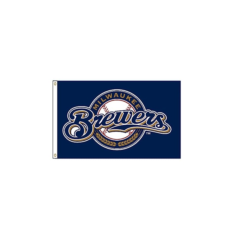 Brewers Flag Milwaukee Team Banner 3x5ft 150D Polyester Flag For