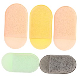 Healvian 5Pcs Portable Face Cleansing Sponges Soft Exfoliating Makeup Removal Pads Facial Sponges for Washing Makeup Application Grey