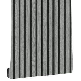 myforHD Wallpaper Peel and Stick Wood Grating Stripe Self-Adhesive Wallpaper Faux Wood Contact Paper Wood Slats Self Adhesive Wall Paper PVC Vinyl Film Removable Waterproof