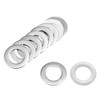 sourcing map 10 Pcs 11mm x 18mm x 0.8mm 304