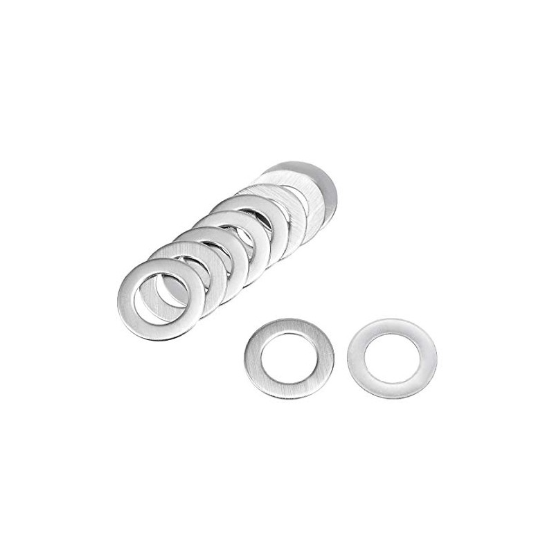 sourcing map 10 Pcs 11mm x 18mm x 0.8mm 304