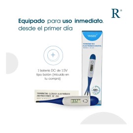 Termómetro Digital Punta Flexible  10 Piezas                                                                                                          