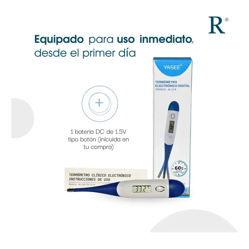 Termómetro Digital Punta Flexible 10 Piezas