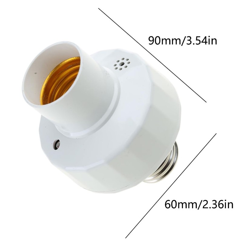 Hqkfuybl Smartly E27 Screw Base Motion Detectors Light Socket Motion