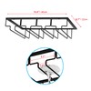 MOCOUM Wine Glasses Rack Under Cabinet Stemware Rack,Wine Glass Hanger