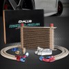 G-PLUS 15 Row 10AN Universal Aluminum Engine Transmition Oil Cooler