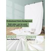 4.9 * 9.8ft White Seamless Fabric Backdrop, Screen Backdrop,Polyester Material
