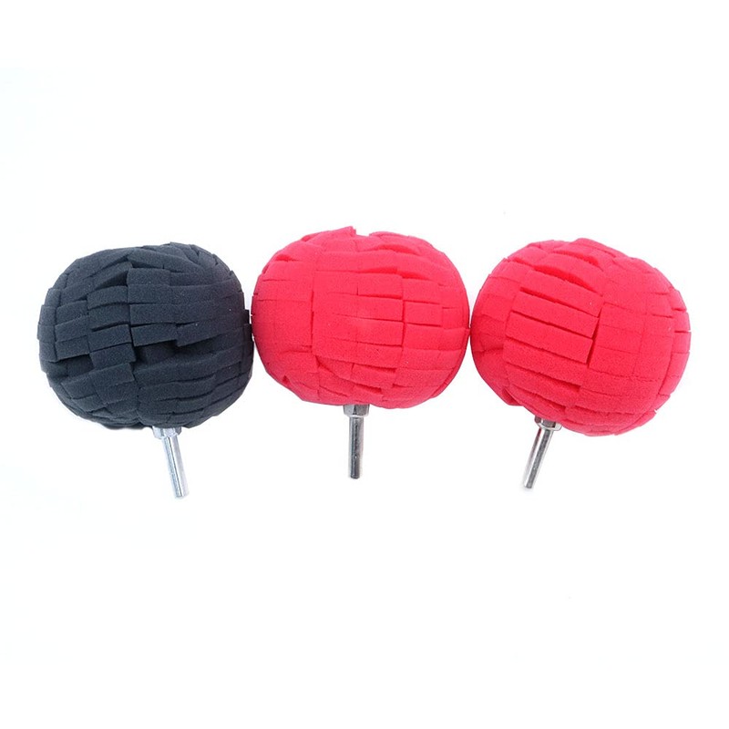 ANCLLO 9pcs Sponge Foam Cone Shape Metal Polishing Pad Wool