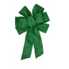 Handmade Large 10" Hand Made Bright Green Wired Bow -
