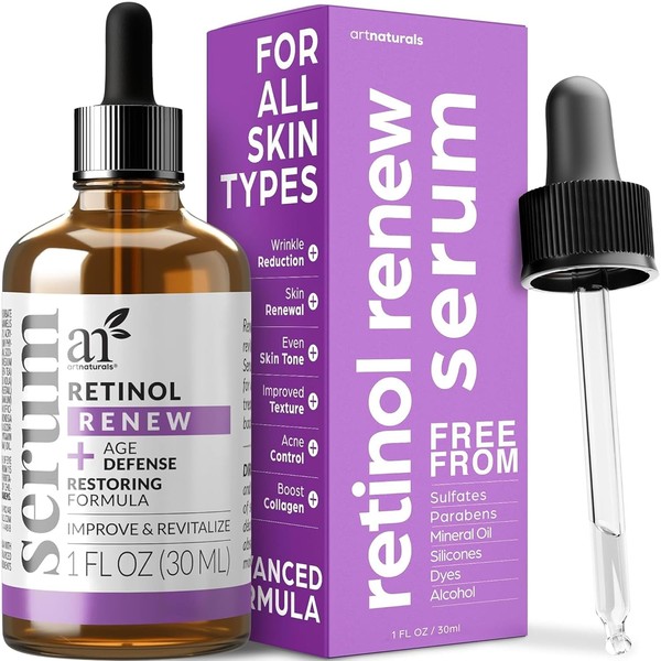 Art Naturals Suero de retinol mejorado 2,5 con 20 de