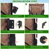 Gifeerory Universal Folding Wagon Push Handle Attachment for Camping Wagons/Strollers/Beach