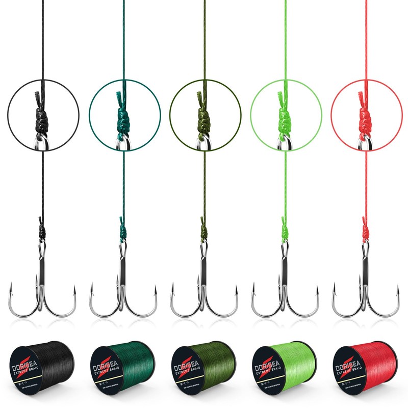Dorisea Extreme Braid 100% Pe Braided Fishing Line 1000m 6-500lb