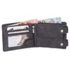 Ledershop24 Gift Set – Faux Leather Biker Wallet with Chain