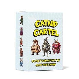 Catnip Cartel - Outbet and Outwit to Seize The Catnip - Strategic Betting Card Game - Card Games for Adults and Families - Cat Games