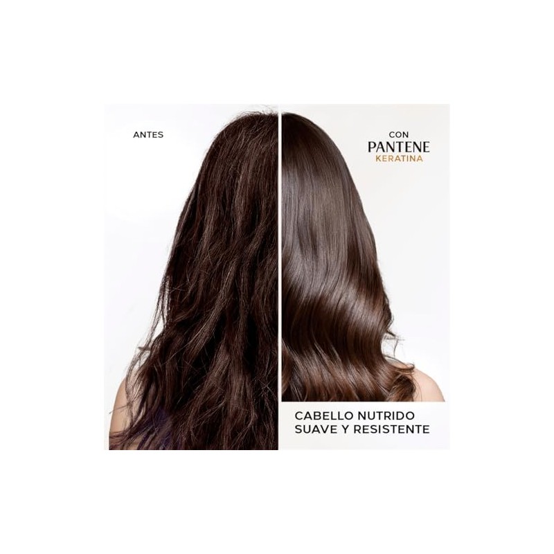 Pantene Shampoo sin sal' cabello seco Keratina con Pro Vitamina