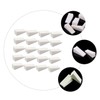 BIUDECO 2sets Gradient Nail Sponge Cosmetic Wedges Sponge Makeup Wedges