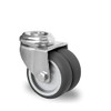 Double Castor 75 mm Bolt Hole Castor with Rubber 100