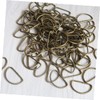 DOITOOL 100pcs d Buckle d Metal Shoulder Strap Accessories for