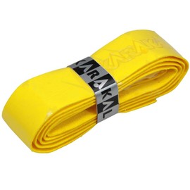 Karakal PU Supergrip Replacement Racquet Grip - tennis / badminton / squash (Yellow, 2 x Grips)