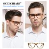 OCCI CHIARI Large Reading Glasses Men 4.0 Oversize Square Readers
