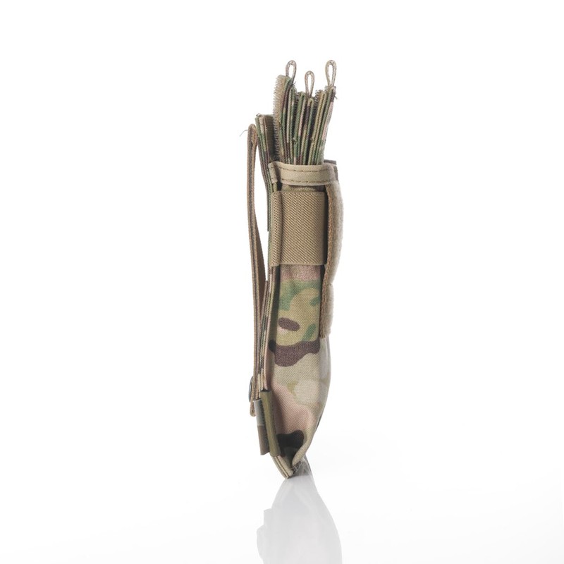 EXCELLENT ELITE SPANKER Tactical Open Top MP7 Kriss Single/Double/Triple Magazintasche(Triple-Olivgrün)