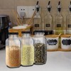 yarlung 12 Pack 17Oz French Glass Spices Jars with Plastic