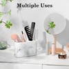 Luxspire Toothbrush Holder, 2 Slots Toothbrush and Toothpaste Holdersfor Bathrooms,