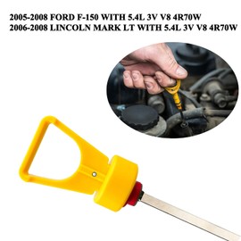 E-Vniko Transmission Fluid Level Indicator Dipstick Compatible for 2005-2008 Ford F150 Lincoln Mark LT 5.4L 3V V8 4R70W Replacement Automatic Oil Dipstick 5L3Z-7A020-B