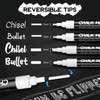 APOGO Chalk Pens for Blackboard, Washable, Chalk Markers, Pack of