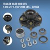 JDMSPEED 2 Trailer Idler Hub Kits 5 on 4.5" Replacement