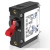 A-Series 25A Boat Circuit Breaker Magnetic with Red Toggle AC/DC