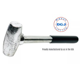 DGJ 2Lbs Wire Wheel Knock Off Lead Hammer Made in the USA