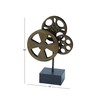 Deco 79 Metal Film Decorative Sculpture Reel Home Decor Statue