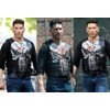 Men's Punisher Season 2 Skull Frank Castle Motorcycle Black Real