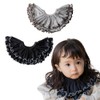 SOWAN Frill Collar Bib Teleco 360 Degree 2-Piece Set Made