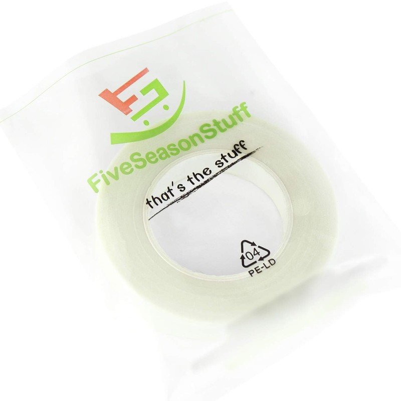 FiveSeasonStuff Florist Tape in White for Making Wedding Bouquet and
