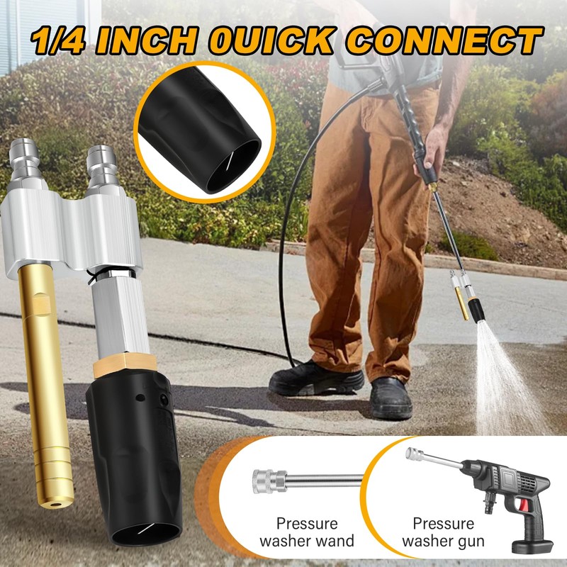 GlamChi M5 Twist Nozzle - 2 in 1 Adjustable Downstream