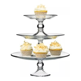 Crisa Base Porta Cupcakes 3 Pisos Desmontable Mesa De Dulce Postre
