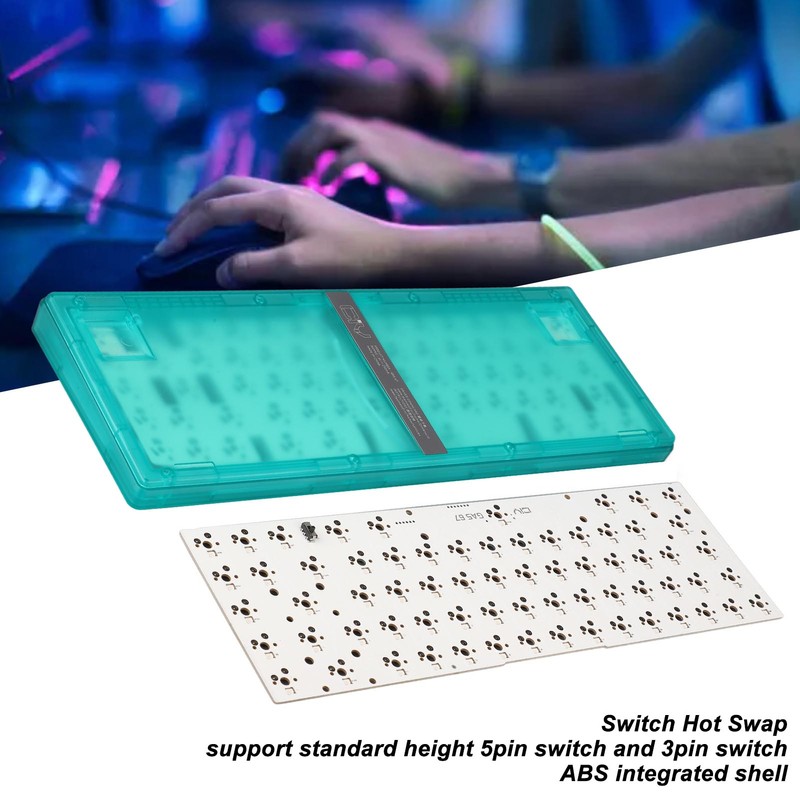 DIY Mechanical Keyboard Kit 67 Keys Wired Switch Hot Swap