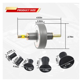 UHANBUT Valve Lapping Tool Kit, Grinding Attachment Tools for Valves with 5 Suction Plates, Universal Automotive Valve Repair Accessories for Small Engine with Operating Speed of 1000-1250 RPM