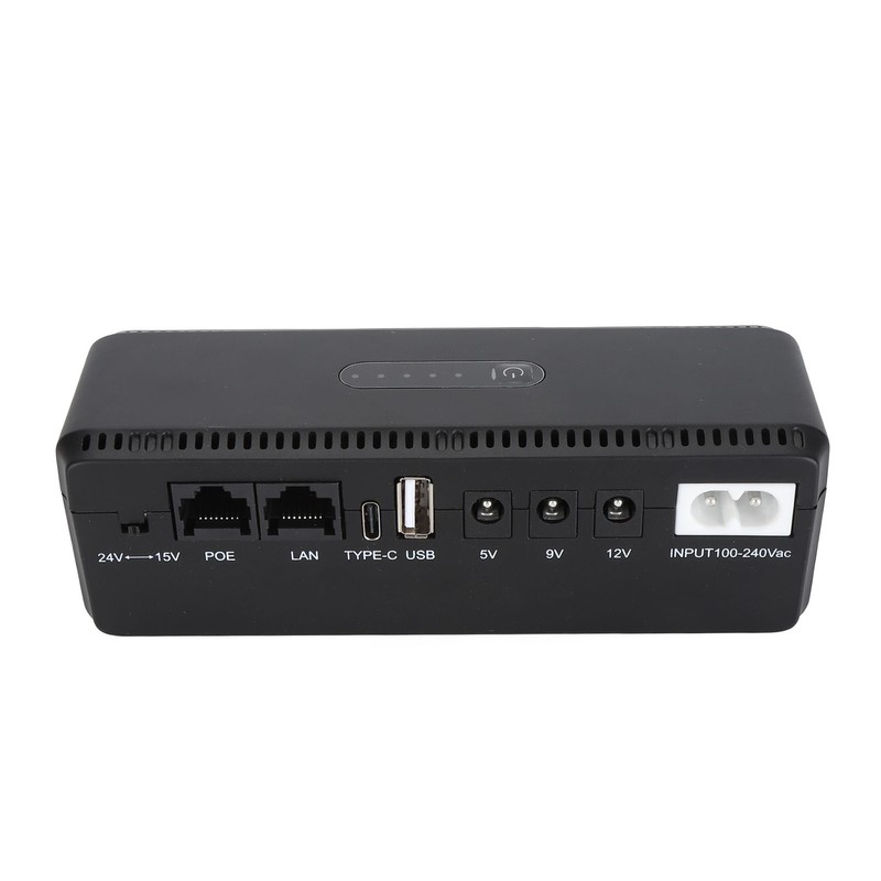 8800mAh UPS Battery Backup POE 15V 24V Port USB 5V