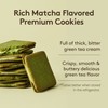 OSULLOC Langue de Chat Cookies (3.52oz, 100g) Korean Matcha Flavored