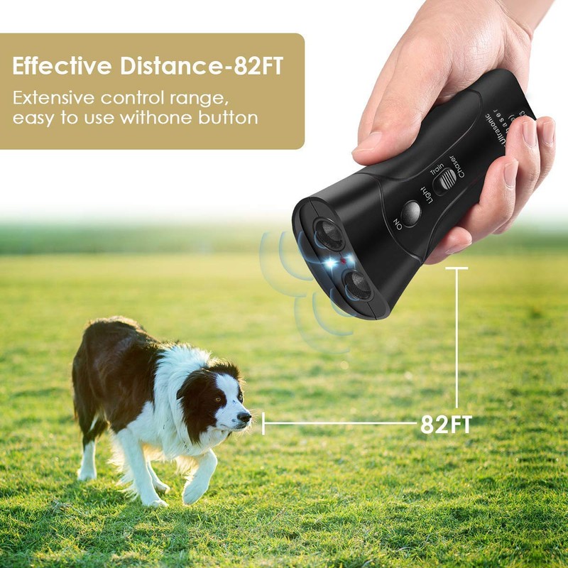 Amazingbuy Ultrasonic Dog Trainer Device Electronic Dog Deterrent/Dog Barking Control